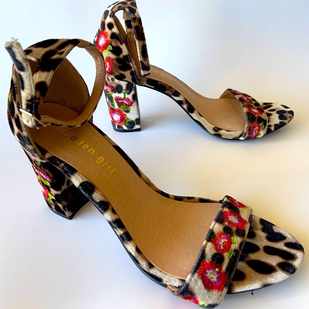 Steve Madden Behave Dress Block Heel Sandals